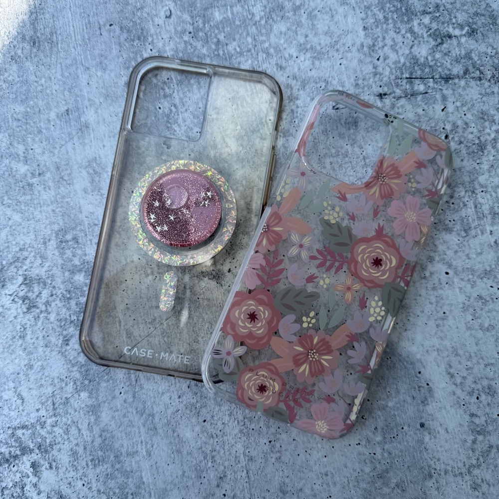 iPhone 12 Pro Max Case-Mate and Plum pretty sugar‎ Floral Phone Case 2pc bundle
